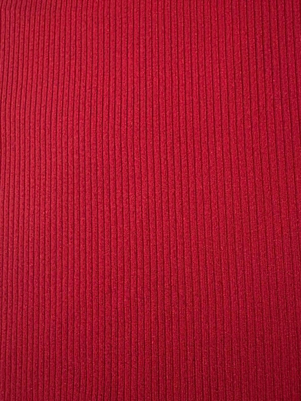 Ribbed Racerback Tank Top - Red - Picture 3 of 3